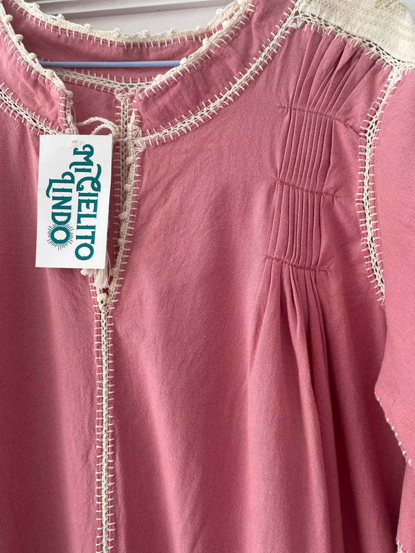 New! Vestido Morelia Rosa pocho