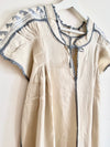 New! Blusa Morelia manga corta ribete gris