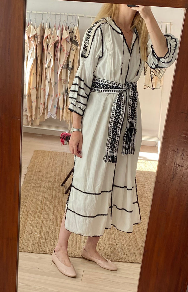 New! Vestido Morelia verde oliva