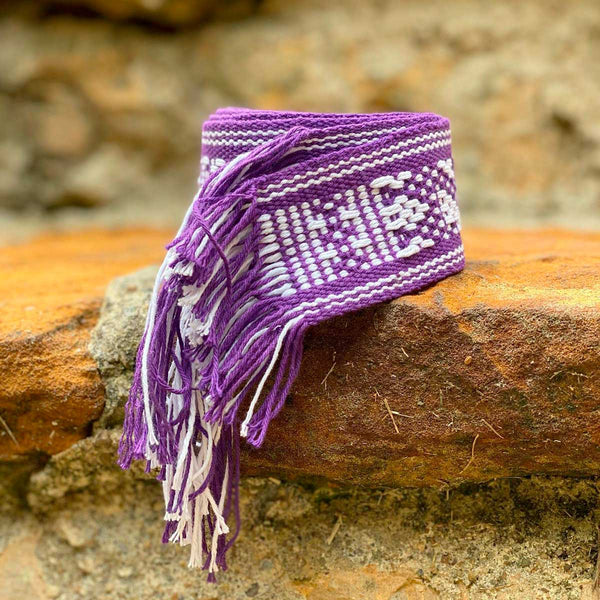 Cinturón/Fajín estrecho lila