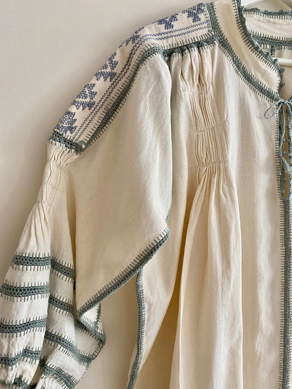 Blusa Morelia gris perla