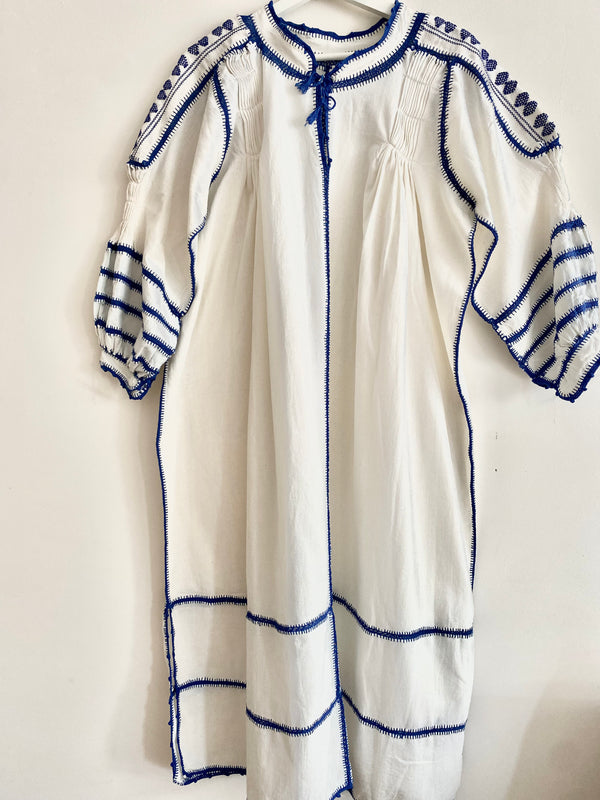 New! Vestido Morelia azul añil