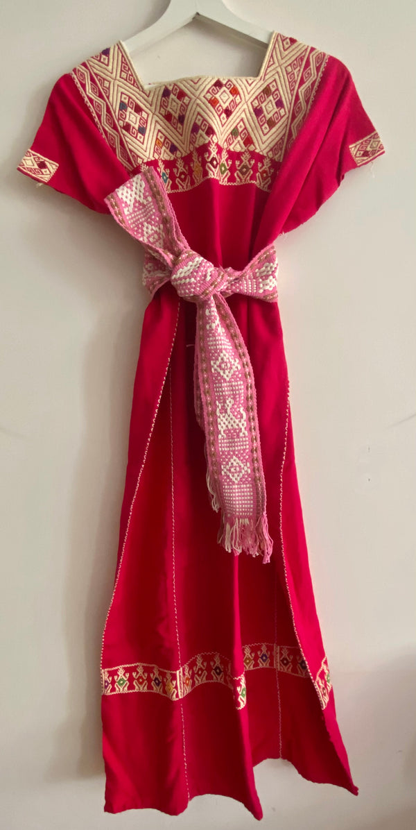 HUIPIL LARRAINZAR ROSA MEXICANO