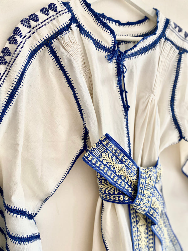 New! Vestido Morelia azul añil