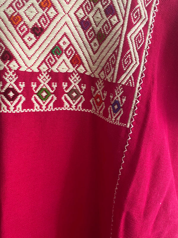 HUIPIL LARRAINZAR ROSA MEXICANO