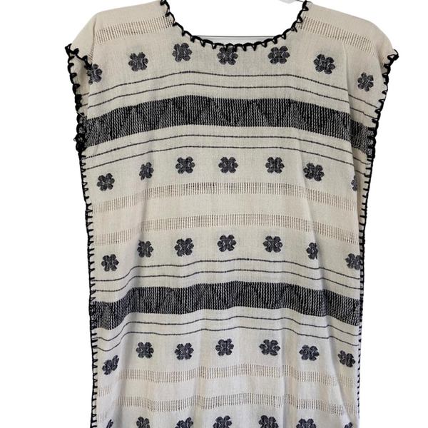 Huipil Yucatán Crudo y negro