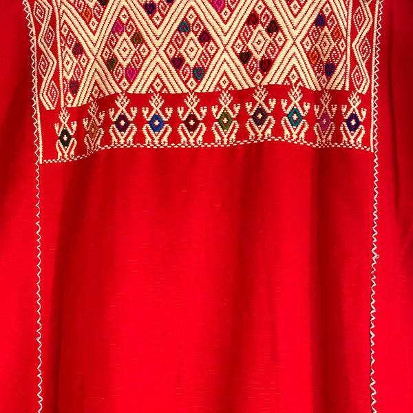 HUIPIL LARRAINZAR ROJO