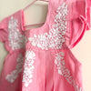 ¡NOVEDAD! Vestido niña Rosa Pink Flores blancas