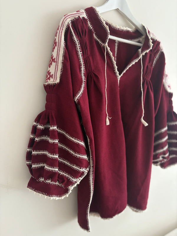 ¡¡NUEVO!! Blusa Morelia Burdeos