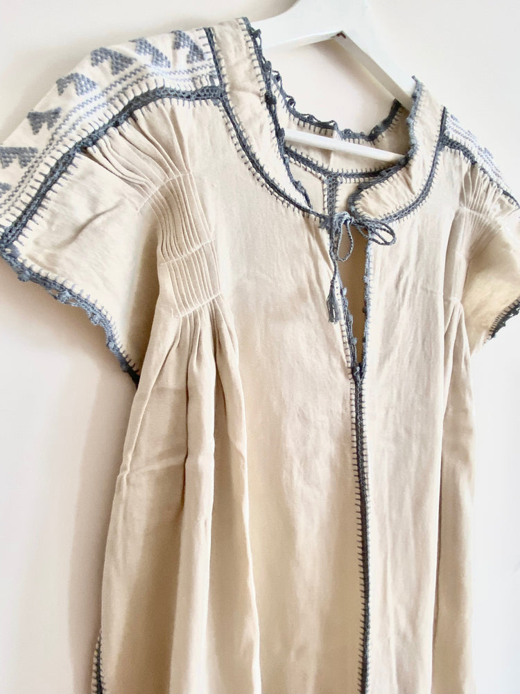 New! Blusa Morelia manga corta ribete gris