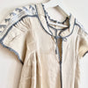 New! Blusa Morelia manga corta ribete gris