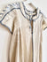 New! Blusa Morelia manga corta ribete gris