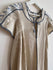 New! Vestido Morelia manga corta ribete gris