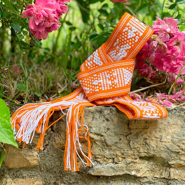 Cinturón estrecho naranja
