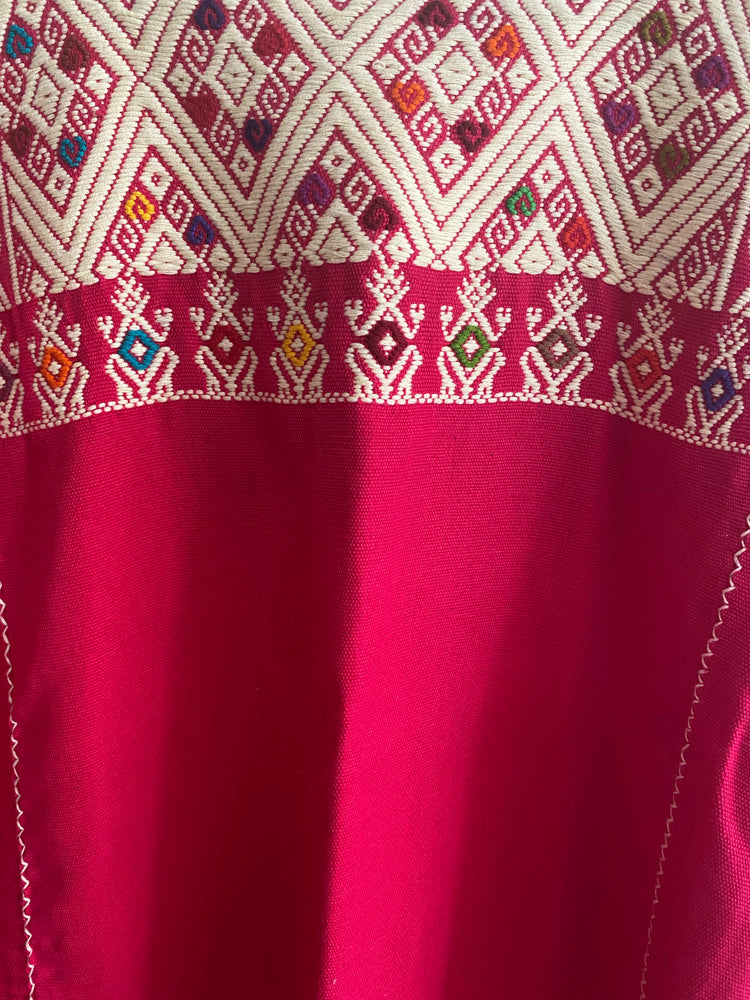 HUIPIL LARRAINZAR ROSA MEXICANO